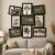 Rama colaj 9 fotografii 5Five Cali din plastic, 46x1,9x49 cm, negru Household NewTrend