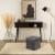 Taburet pliabil Atmosphera Lysandre cu spatiu de depozitare, 38x38x38 cm, gri Household NewTrend