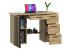 Birou Montana B120 cu 4 sertare si 1 usa, 120x45x76 cm, stejar craft si negru Household NewTrend