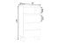 Comoda biblioteca Norge 03 cu 3 sertare si raft deschis, 65x37x119 cm, alb si stejar craft Household NewTrend