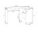 Birou colt Norge cu 3 sertare si 2 rafturi, 124x89x75 cm, alb si stejar Household NewTrend