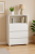 Comoda cu 3 sertare si raft deschis Neo 03, 65x37x106 cm, finisaj mat, alb Household NewTrend