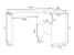 Birou colt Norge cu 3 sertare si 2 rafturi, 124x89x75 cm, antracit si craft Household NewTrend