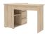 Birou colt Norge cu 3 sertare si 2 rafturi, 124x89x75 cm, stejar Household NewTrend