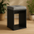Taburet pentru masuta de toaleta cu sezut confortabil, 30x30x42 cm, negru Household NewTrend