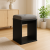Taburet pentru masuta de toaleta cu sezut confortabil, 30x30x42 cm, negru Household NewTrend