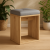 Taburet pentru masuta de toaleta cu sezut confortabil, 30x30x42 cm, craft Household NewTrend