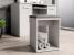 Taburet pentru toaleta cu sezut confortabil, 30x30x42 cm, alb Household NewTrend