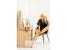 Masa de toaleta si machiaj Adele cu 5 sertare si oglinda 12 LED, 113x47x142 cm, sonoma Household NewTrend