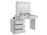 Masa de toaleta si machiaj Adele cu 5 sertare si oglinda 12 LED, 113x47x142 cm, alb Household NewTrend
