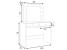 Masa de toaleta si machiaj Mega 12 LED, 100x50x144 cm, cu oglinda iluminata si 2 sertare, alb Household NewTrend