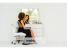 Masa de toaleta si machiaj Cristal Full cu oglinda LED si 5 sertare, 110x47x77 cm, alb Household NewTrend