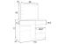 Masa de toaleta si machiaj Cristal Full cu oglinda LED si 5 sertare, 110x47x77 cm, alb Household NewTrend