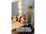 Masa de toaleta si machiaj cu oglinda LED si 7 sertare, 120x43x140 cm, craft Household NewTrend