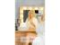 Masa de toaleta si machiaj cu oglinda LED si 7 sertare, 120x43x140 cm, craft Household NewTrend