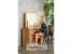 Masa de toaleta si machiaj cu oglinda LED si 7 sertare, 120x43x140 cm, craft Household NewTrend