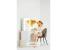 Masa de toaleta si machiaj cu oglinda LED si 7 sertare, 120x43x140 cm, alb Household NewTrend
