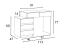 Birou compact Gamma T1 cu 5 sertare, 90x47x78 cm, montaj stanga/dreapta Household NewTrend