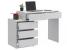Birou compact Gamma T1 cu 5 sertare, 90x47x78 cm, montaj stanga/dreapta Household NewTrend