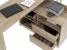 Birou colt Delta 120x50x75 cm cu comoda 100x42x72 cm, 2 sertare, montaj stanga/dreapta, sonoma Household NewTrend