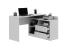 Birou colt Delta 120x50x75 cm cu comoda 100x42x72 cm, 2 sertare, montaj stanga/dreapta, alb Household NewTrend