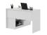 Birou colt Delta 120x50x75 cm cu comoda 100x42x72 cm, 2 sertare, montaj stanga/dreapta, alb Household NewTrend