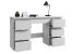Birou cu 7 sertare Beta 4 120x43x75 cm, design minimalist, alb Household NewTrend
