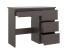 Birou calculator Beta 3 cu 4 sertare, 94x43x75 cm, finisaj wenge Household NewTrend