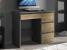 Birou calculator Beta 3 cu 4 sertare, 94x43x75 cm, finisaj antracit/craft Household NewTrend