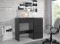 Birou calculator Beta 3 cu 4 sertare, 94x43x75 cm, finisaj negru Household NewTrend