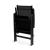 Set 4 scaune gradina 70x57x106 cm, pliante cu spatar reglabil 7 pozitii, structura otel si textilena, negru Household NewTrend
