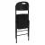 Set 2 scaune pliante 44x58x83 cm, structura metal si sezut HDPE, pliabile si usoare, negru Household NewTrend