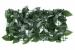 Gard artificial decorativ 50x500 cm, frunze ornamentale, protectie UV si intemperii, plastic PVC, verde inchis Household NewTrend