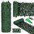Gard artificial decorativ 50x500 cm, frunze ornamentale, protectie UV si intemperii, plastic PVC, verde inchis Household NewTrend