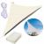 Prelata solara triunghiulara 400x400x400 cm, impermeabila, protectie UV, poliester 180g/mp, bej Household NewTrend