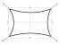 Prelata solara dreptunghiulara 200x300 cm, impermeabila, protectie UV, poliester 180g/mp, bej Household NewTrend
