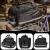 Geanta bicicleta spate 32x17x28 cm, 30L, extensibila, poliester impermeabil, cu elemente reflectorizante, negru Household NewTrend