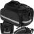 Geanta bicicleta spate 32x17x28 cm, 30L, extensibila, poliester impermeabil, cu elemente reflectorizante, negru Household NewTrend