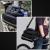 Geanta bicicleta spate 32x17x28 cm, 30L, extensibila, poliester impermeabil, cu elemente reflectorizante, negru Household NewTrend