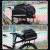 Geanta bicicleta spate 32x17x28 cm, 30L, extensibila, poliester impermeabil, cu elemente reflectorizante, negru Household NewTrend