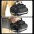 Geanta bicicleta spate 32x17x28 cm, 30L, extensibila, poliester impermeabil, cu elemente reflectorizante, negru Household NewTrend