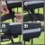 Geanta bicicleta spate 32x17x28 cm, 30L, extensibila, poliester impermeabil, cu elemente reflectorizante, negru Household NewTrend