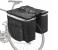 Geanta bicicleta spate 34x12x32 cm, 20L, poliester impermeabil, prindere pe portbagaj, negru Household NewTrend