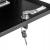 Cutie postala eleganta din metal negru, design clasic cu emblema aurie, rezistenta la intemperii, 38x38x10cm Household NewTrend