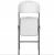 Scaun pliabil 54x46x86 cm, otel si HDPE, antiderapant, alb Household NewTrend