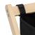 Cos de rufe cu 3 compartimente, cadru din lemn, 67x43x55 cm, 105 litri Household NewTrend