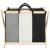 Cos de rufe cu 3 compartimente, cadru din lemn, 67x43x55 cm, 105 litri Household NewTrend
