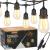 Ghirlanda luminoasa decorativa pentru exterior, alimentare la priza, 15 metri, 15 becuri LED cu iluminare calda 3000K, IP44, controler prin aplicatie Household NewTrend