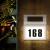 Lampa solara LED afisare numar de casa, inox, kit montare inclus, 20x18x3 cm Household NewTrend