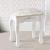 Taburet tapitat pentru masa de toaleta, picioare din lemn masiv, 38x28x45 cm Household NewTrend